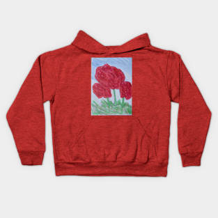 Red roses Kids Hoodie